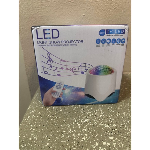 LED‎ Star Projector Light Night Lamp with Remote Control Bluetooth Speaker - Picture 2 of 7